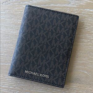 Michael Kors Black Leather Card Holder